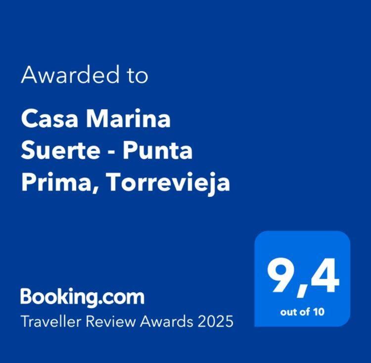 Casa Marina Suerte - Punta Prima, Torrevieja Lejlighed Alicante Eksteriør billede
